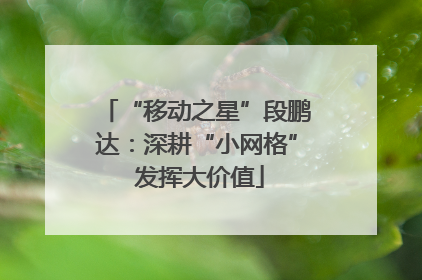 “移动之星”段鹏达：深耕“小网格” 发挥大价值