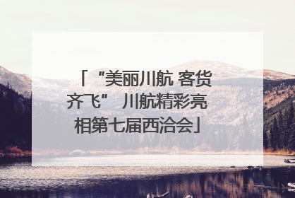 “美丽川航 客货齐飞” 川航精彩亮相第七届西洽会