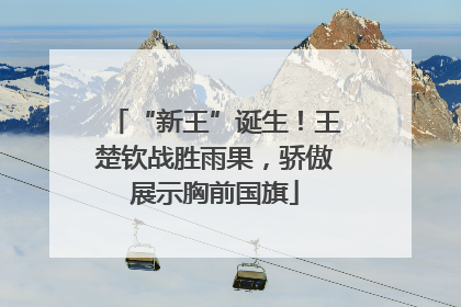 “新王”诞生！王楚钦战胜雨果，骄傲展示胸前国旗