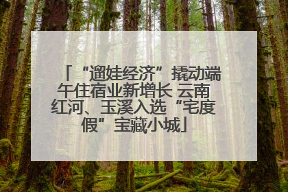 “遛娃经济”撬动端午住宿业新增长 云南红河、玉溪入选“宅度假”宝藏小城