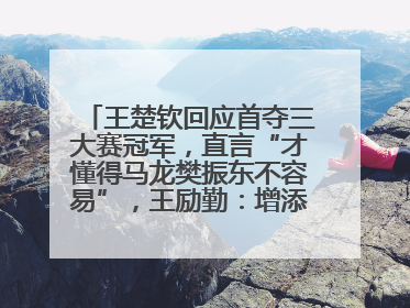 王楚钦回应首夺三大赛冠军，直言“才懂得马龙樊振东不容易”，王励勤：增添很大信心