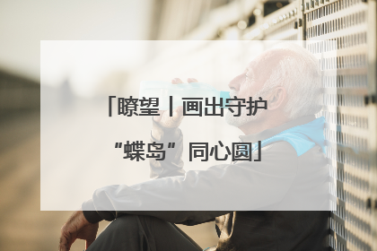 瞭望丨画出守护“蝶岛”同心圆