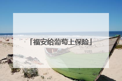 福安给葡萄上保险