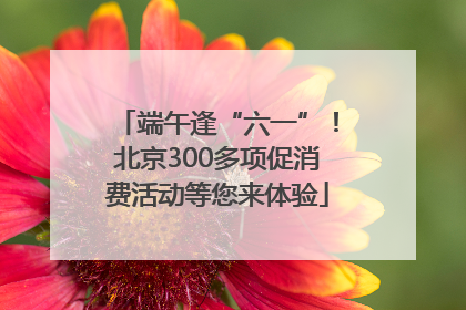 端午逢“六一”！北京300多项促消费活动等您来体验