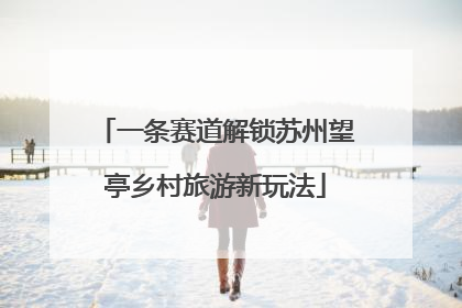 一条赛道解锁苏州望亭乡村旅游新玩法