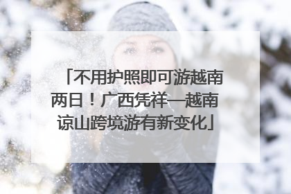 不用护照即可游越南两日！广西凭祥—越南谅山跨境游有新变化