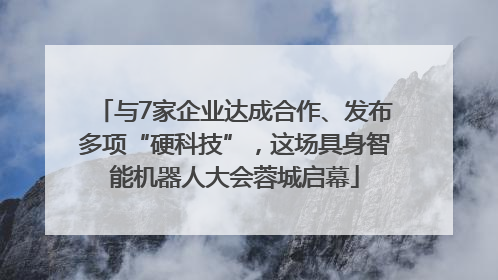 与7家企业达成合作、发布多项“硬科技”，这场具身智能机器人大会蓉城启幕