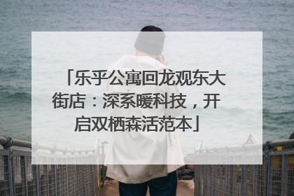 乐乎公寓回龙观东大街店：深系暖科技，开启双栖森活范本