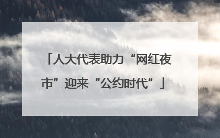 人大代表助力“网红夜市”迎来“公约时代”