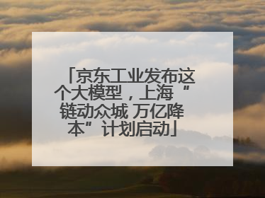 京东工业发布这个大模型，上海“链动众城 万亿降本”计划启动