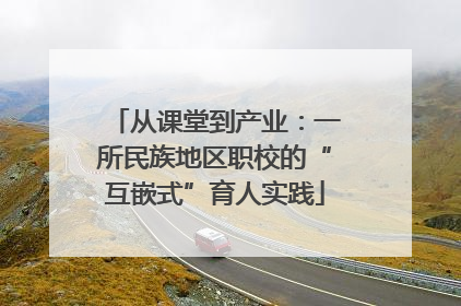 从课堂到产业：一所民族地区职校的“互嵌式”育人实践
