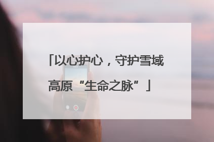 以心护心，守护雪域高原“生命之脉”