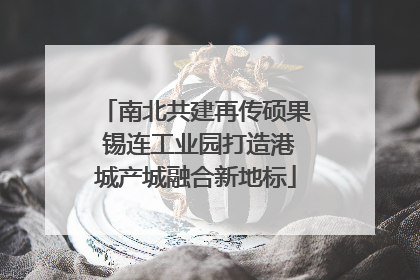 南北共建再传硕果 锡连工业园打造港城产城融合新地标