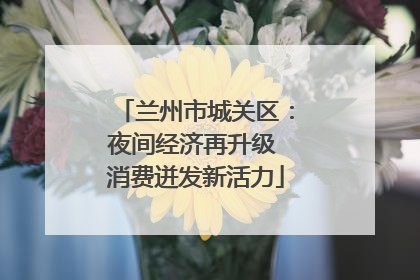 兰州市城关区：夜间经济再升级 消费迸发新活力