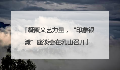 凝聚文艺力量，“印象银滩”座谈会在乳山召开