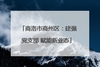 商洛市商州区：建强党支部 赋能新业态