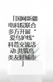 国网新疆电科院联合多方开展“爱鸟护线”科普交流活动 共筑鸟类友好城市