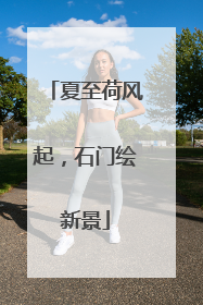 夏至荷风起，石门绘新景