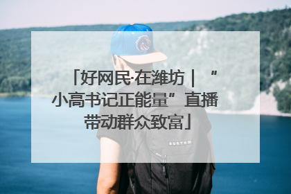好网民·在潍坊｜“小高书记正能量”直播 带动群众致富