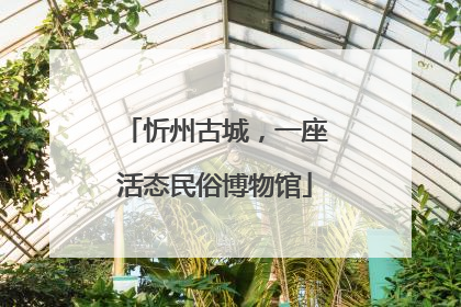 忻州古城，一座活态民俗博物馆