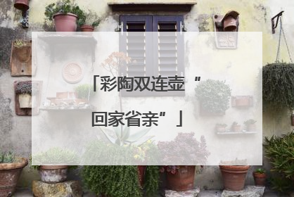 彩陶双连壶“回家省亲”