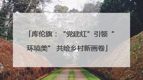 库伦旗：“党建红”引领“环境美” 共绘乡村新画卷