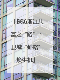 探访浙江共富之“路”：县城“虾路”焕生机