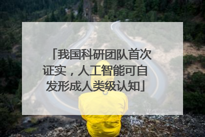 我国科研团队首次证实，人工智能可自发形成人类级认知