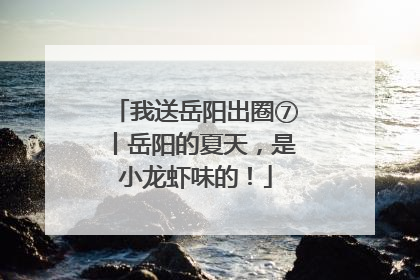 我送岳阳出圈⑦丨岳阳的夏天，是小龙虾味的！