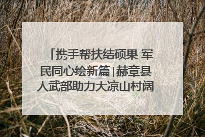 携手帮扶结硕果 军民同心绘新篇∣赫章县人武部助力大凉山村阔步乡村振兴路