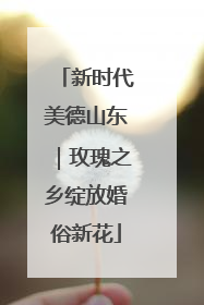 新时代美德山东｜玫瑰之乡绽放婚俗新花