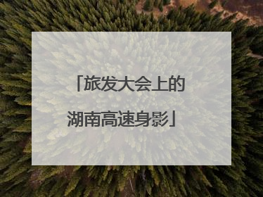 旅发大会上的湖南高速身影