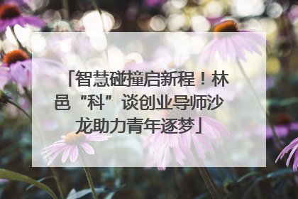 智慧碰撞启新程！林邑“科”谈创业导师沙龙助力青年逐梦