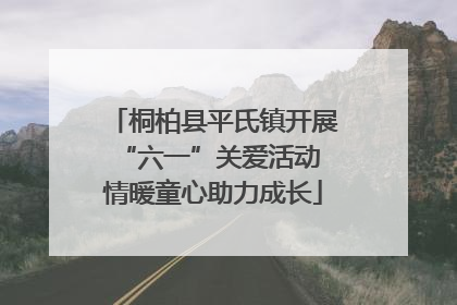 桐柏县平氏镇开展“六一”关爱活动 情暖童心助力成长