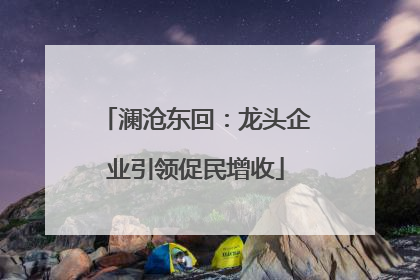 澜沧东回：龙头企业引领促民增收