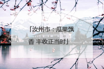 汝州市：瓜果飘香 丰收正当时