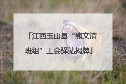 江西玉山县“熊文清班组”工会驿站揭牌