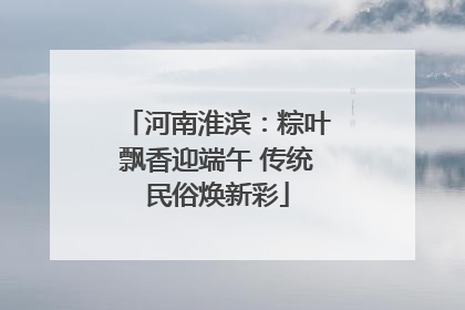 河南淮滨：粽叶飘香迎端午 传统民俗焕新彩
