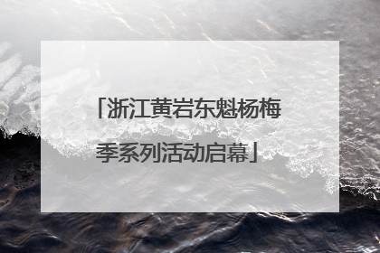 浙江黄岩东魁杨梅季系列活动启幕
