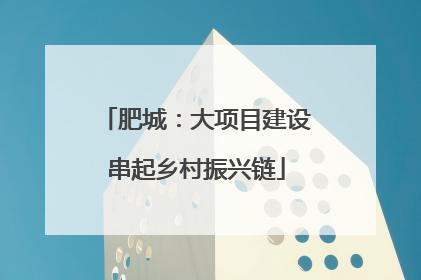肥城：大项目建设串起乡村振兴链