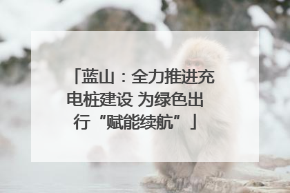 蓝山：全力推进充电桩建设 为绿色出行“赋能续航”