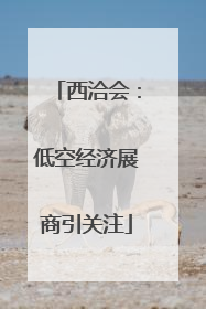 西洽会：低空经济展商引关注