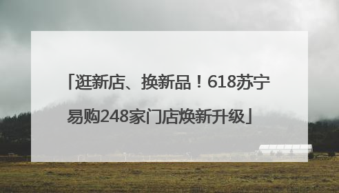 逛新店、换新品！618苏宁易购248家门店焕新升级