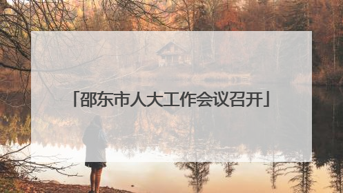 邵东市人大工作会议召开