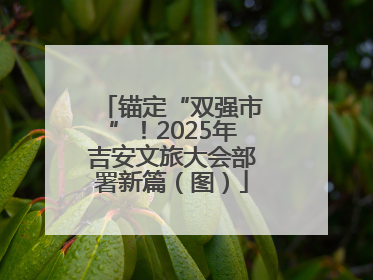 锚定“双强市”！2025年吉安文旅大会部署新篇（图）