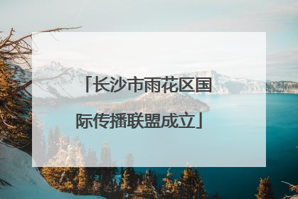 长沙市雨花区国际传播联盟成立