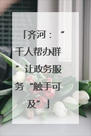 齐河：“千人帮办群”让政务服务“触手可及”