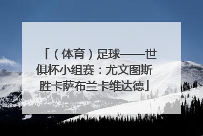 （体育）足球——世俱杯小组赛：尤文图斯胜卡萨布兰卡维达德