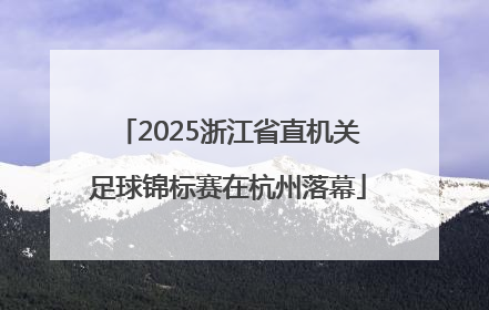 2025浙江省直机关足球锦标赛在杭州落幕